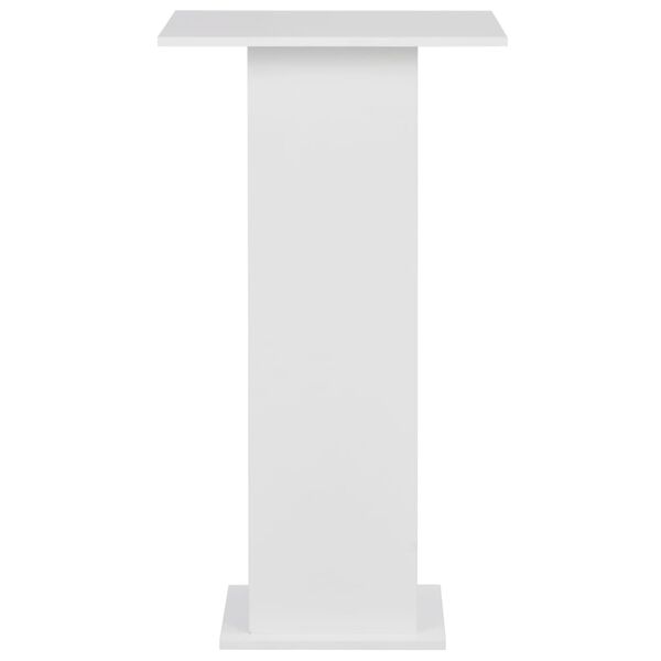 vidaXL Bar Table White 60x60x110 cm