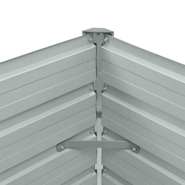 vidaXL Garden Raised Bed Anthracite 100x40x45 cm Galvanised Steel