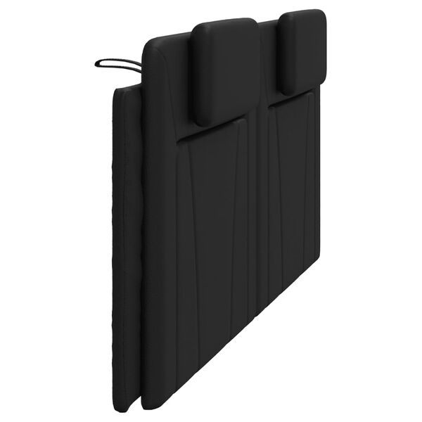 vidaXL Headboard Cushion "Viana" Black 193 cm Faux Leather