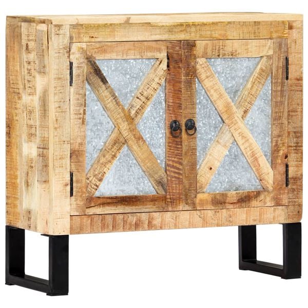 vidaXL Sideboard 80x30x76 cm Solid Mango Wood