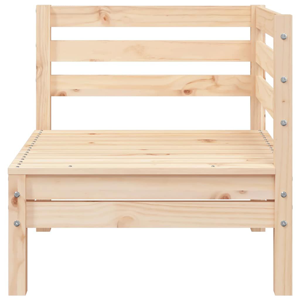 vidaXL Garden Sofa Corner Solid Wood Pine