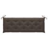 vidaXL 3-Seater Garden Bench with Cushion 150 cm Solid Eucalyptus Wood