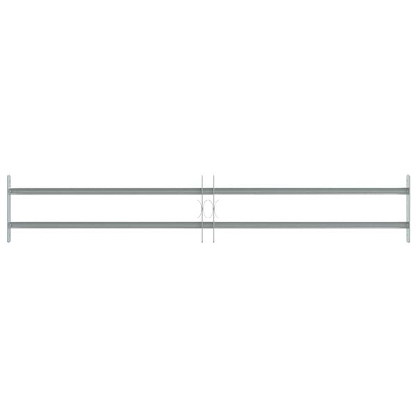 Adjustable Security Grille for Windows with 2 Crossbars 1000-1500 mm