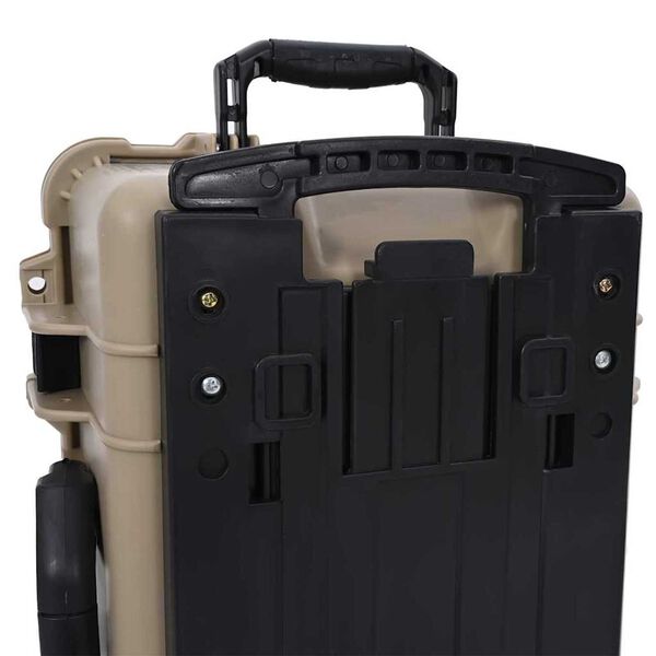 vidaXL Wheel-equipped Tool/Equipment Case with Pick & Pluck Foam Inside