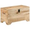 vidaXL Storage Chest Solid Rough Mango Wood