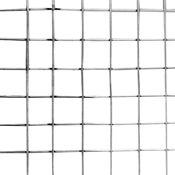 vidaXL Bird Cage with Door Silver Galvanised Steel