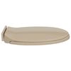 vidaXL Soft-Close Toilet Seat Beige Oval