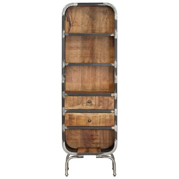 vidaXL Highboard 40x30x126 cm Solid Wood Mango