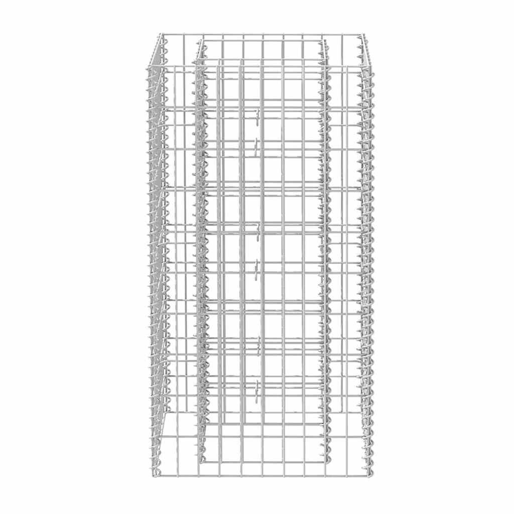 vidaXL Gabion Raised Bed Steel 50x50x100 cm
