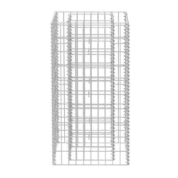 vidaXL Gabion Raised Bed Steel 50x50x100 cm