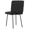 vidaXL Dining Chairs 4 pcs Black Faux Leather