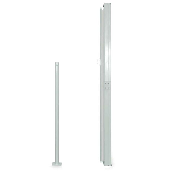 vidaXL Retractable Side Awning 160 x 500 cm Black