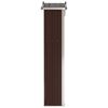 vidaXL Garden Shed Brown 116x45x175 cm Galvanised Steel