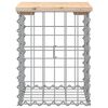 vidaXL Garden Bench Gabion Design 33x31x42 cm Solid Wood Pine