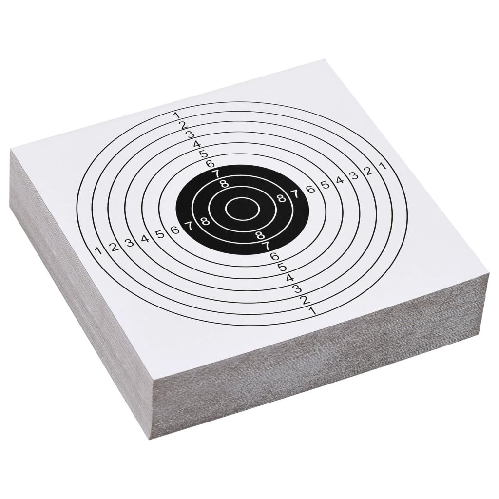 vidaXL 100 pcs Shooting Paper Targets 15x15 cm