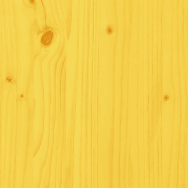 vidaXL Adirondack Chair with Ottoman Yellow Solid Wood Fir