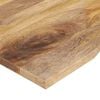 vidaXL Desk Top with Curve 80x60x2.5 cm Solid Wood Rough Mango
