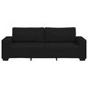 vidaXL 3-Seater Sofa&nbsp;Black 220x77x82 cm Fabric