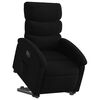 vidaXL Electric Stand up Recliner Chair Black Fabric