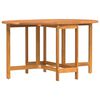 vidaXL Garden Table Folding Brown 110 x 60 x 72 cm Solid Acacia Wood