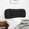 vidaXL Headboard Cushion "Hvar" Black 100 cm Faux Leather