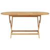 vidaXL Garden Dining Set 5 pcs Brown Solid teak wood