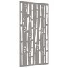vidaXL Garden Wall Decoration 105x55 cm Corten Steel Bamboo Design