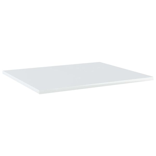 vidaXL Bookshelf Boards 8 pcs High Gloss White 60x50x1.5 cm Engineered Wood