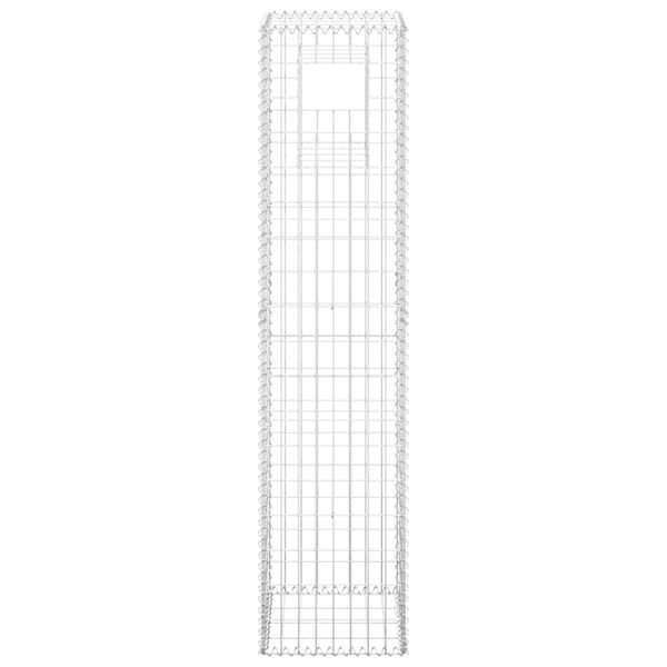 vidaXL Gabion Basket Post 40x40x180 cm Iron
