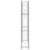 vidaXL Garden Arch Black 150x34x240 cm Iron