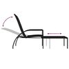 vidaXL Sun Loungers 2 pcs with Footrest PE Rattan Brown