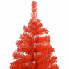vidaXL Artificial Pre-lit Christmas Tree with Ball Set Red 240 cm PVC