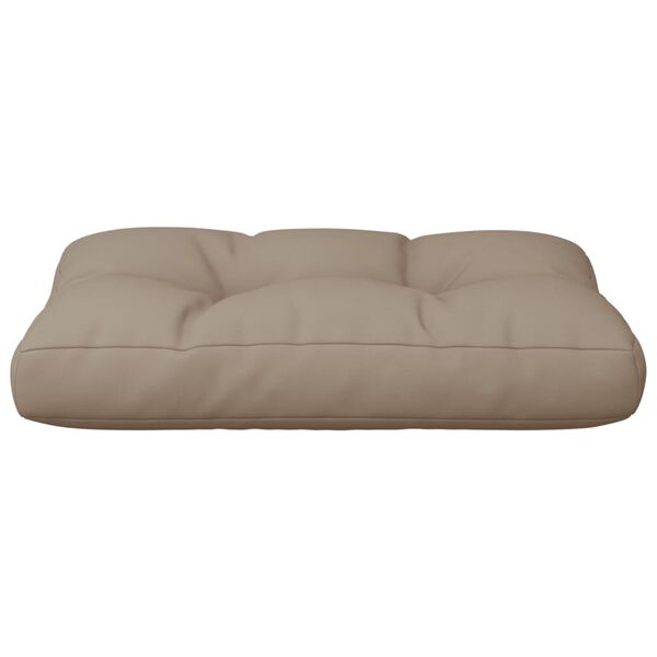 vidaXL Pallet Cushion Taupe 60x40x12 cm Fabric