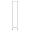 vidaXL Towel Rack White 12.5x12.5x60 cm Steel