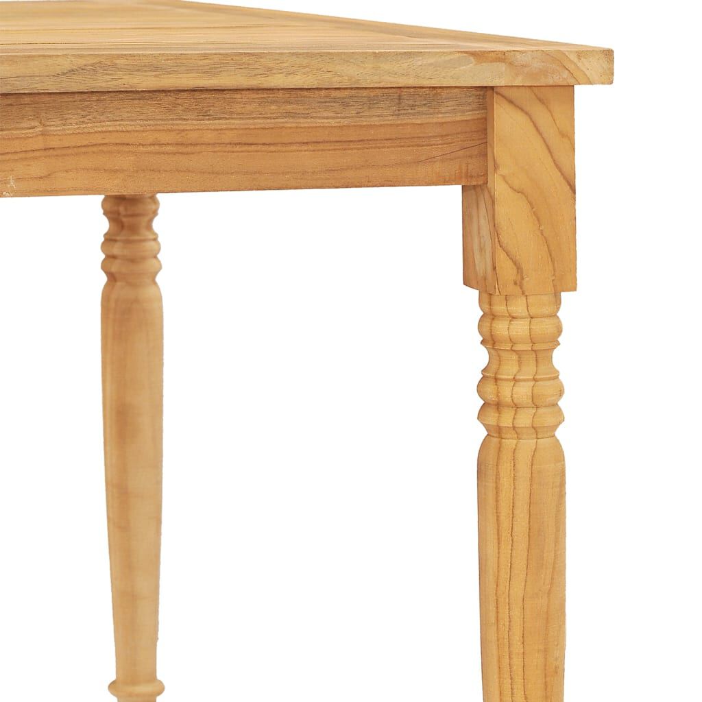vidaXL 5 Piece Garden Dining Set Solid Teak Wood