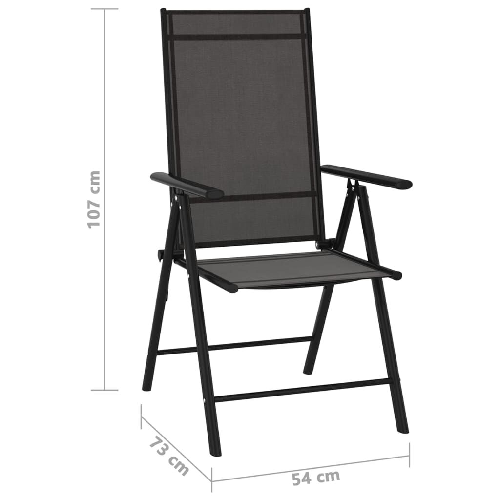 vidaXL 9 Piece Garden Lounge Set Black and Anthracite