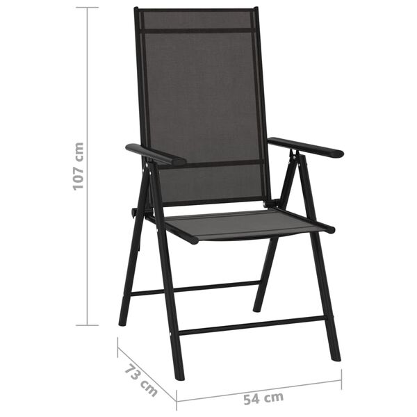 vidaXL 9 Piece Garden Lounge Set Black and Anthracite