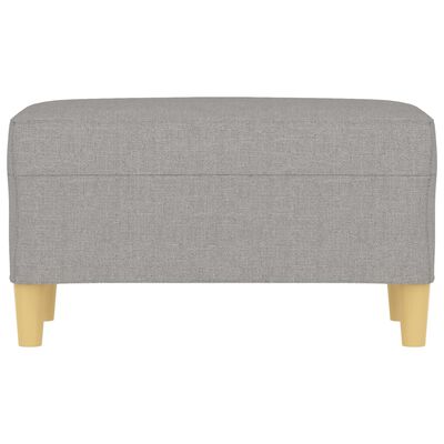 vidaXL Bench Light Grey 70x35x41 cm Fabric