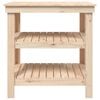 vidaXL Work Bench 78.5x50x80 cm Solid Wood Pine