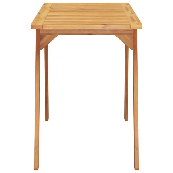 vidaXL Garden Dining Table 110x56x75 cm Solid Wood Acacia