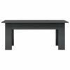 vidaXL Coffee Table High Gloss Grey 100x60x42 cm Engineered Wood