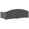 vidaXL Day Bed without Mattress Dark Grey 100x190 cm Fabric