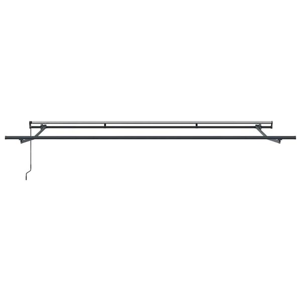 vidaXL Awning Manual Anthracite 4 x 3 m Metal