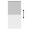 vidaXL Roller Blind Blackout 44.4x100 cm Fabric Width 40 cm Grey