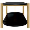 vidaXL Coffee Table Black 110x48x40 cm Engineered Wood