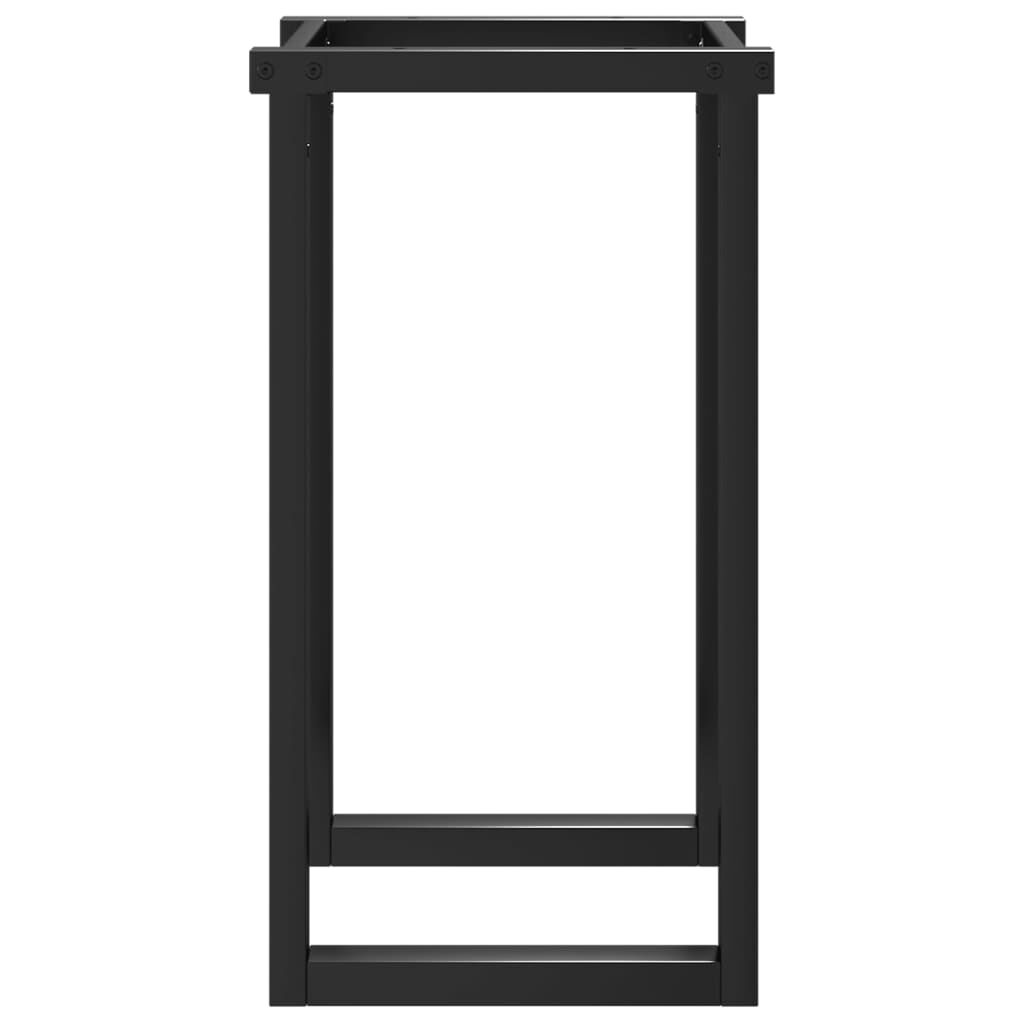 vidaXL Dining Table Legs O-Frame 60x40x73 cm Steel