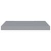 vidaXL Floating Wall Shelf Grey 60x23.5x3.8 cm MDF