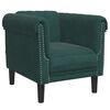 vidaXL 3 Piece Sofa Set Dark Green Velvet