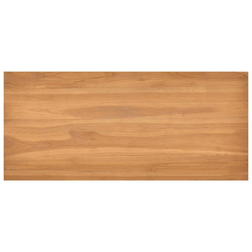 vidaXL Desk 100x45x75 cm Solid Teak Wood