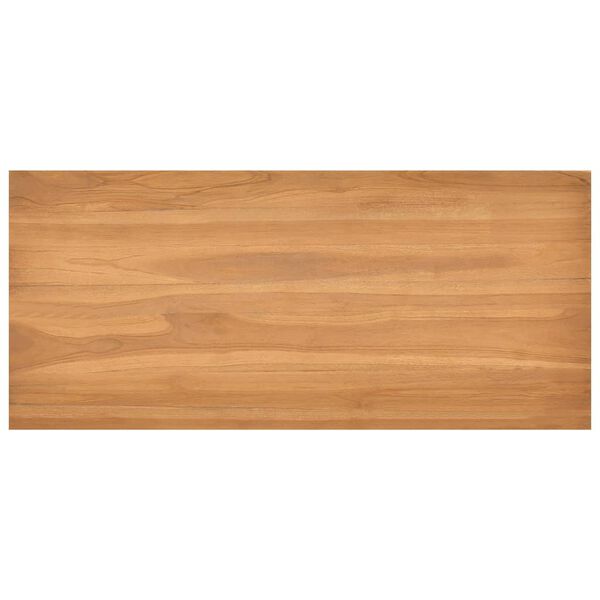 vidaXL Desk 100x45x75 cm Solid Teak Wood
